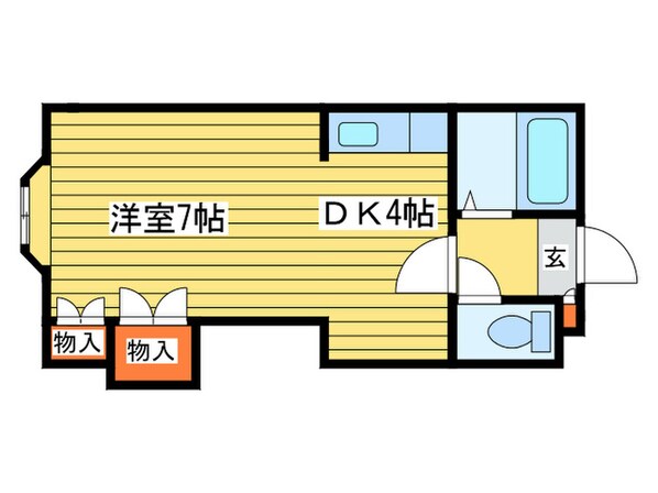 ケンタク北16条ビルの物件間取画像